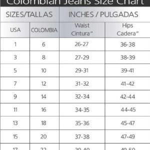 Colombian Push Up Jeans REF-13434 Top Women Size US-9,11 – Brigishop