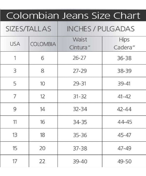 Colombian Push Up Jeans REF-13434 Top Women Size US-9,11 – Brigishop