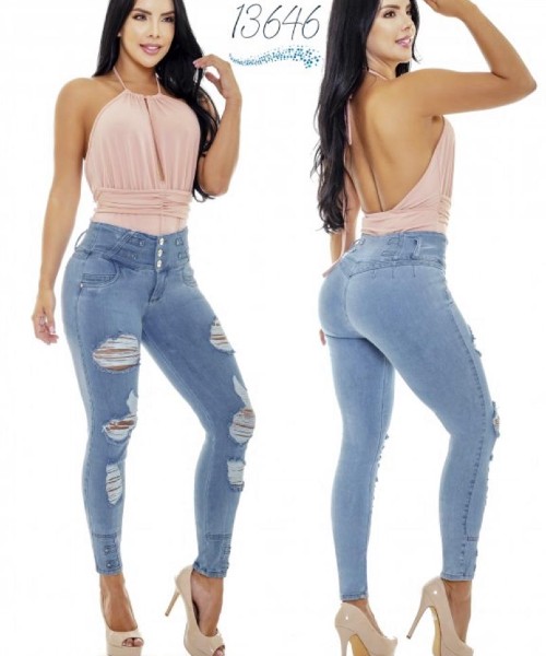 Colombian Push Up Jeans REF 13646 Cheviotto Size US 7 Brigishop