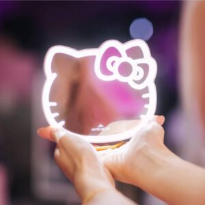 Led Pocket Mirror with Ring Stand